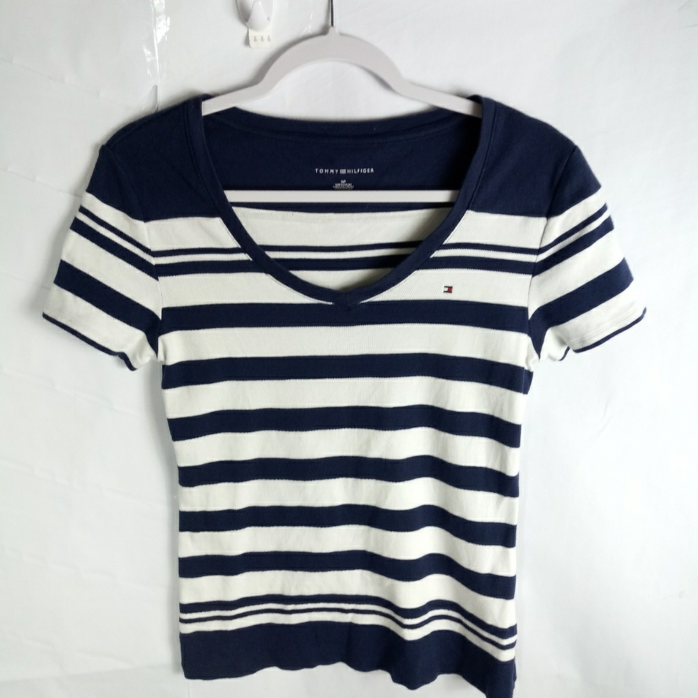 2 for $15 TOMMY HILFIGER Striped V-Neck Tee